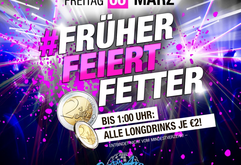 FRÜHER FEIERT FETTER