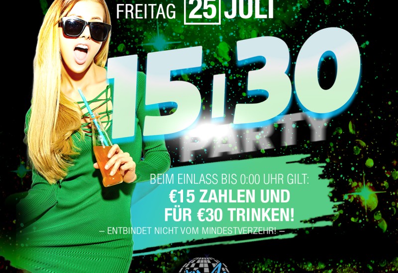 Fifty Fifty - 15,- €/30,- € - Party
