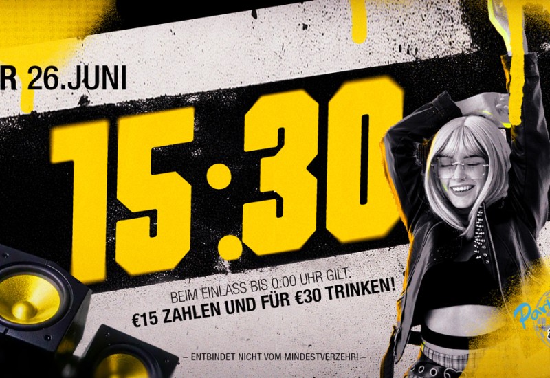 15,- €/30,- € - Party