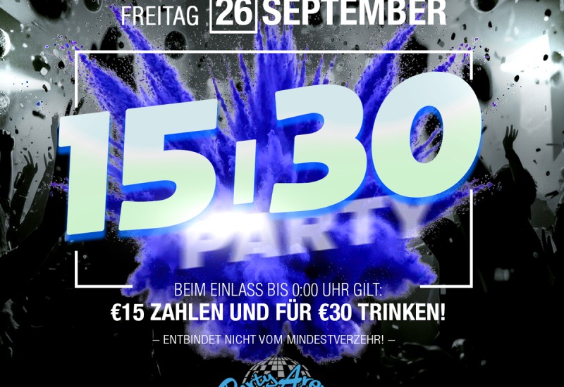 Fifty Fifty - 15,- €/30,- € - Party