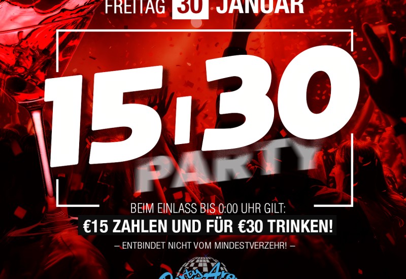 Fifty Fifty - 15,- €/30,- € - Party